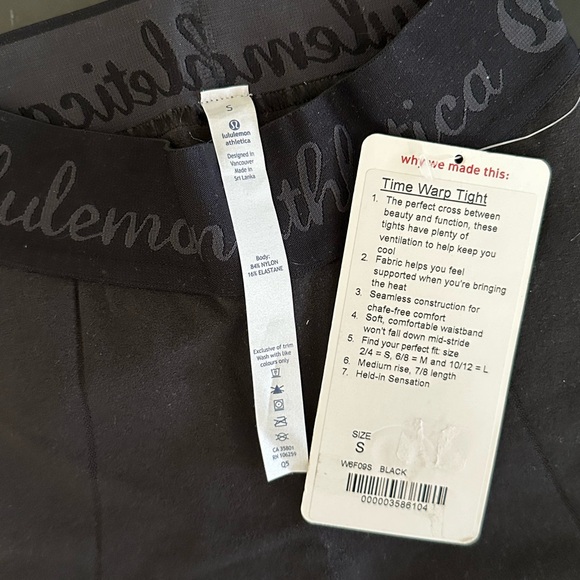 Lululemon time warp tights brand new with tags - Picture 2 of 4